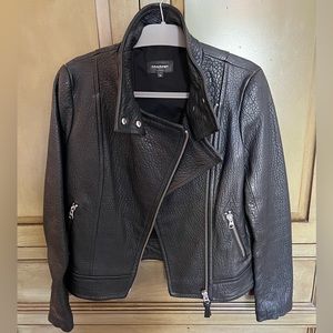 Mackage womens 100% Leather black Pebble Jacket - Sz M - NWOT - never worn